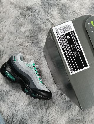 Nike Air Max 95 Gris y Verde/Azul (41)