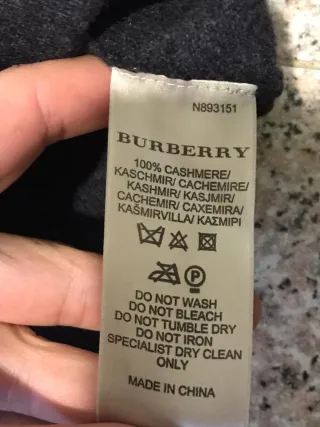 Maglione Burberry cashmere uomo tg. M