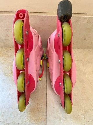 Patines en línea niña T. 32/34 + Protecciones