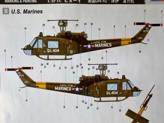Maqueta Hobby Boss UH-1C Huey Helicoptero 1:48