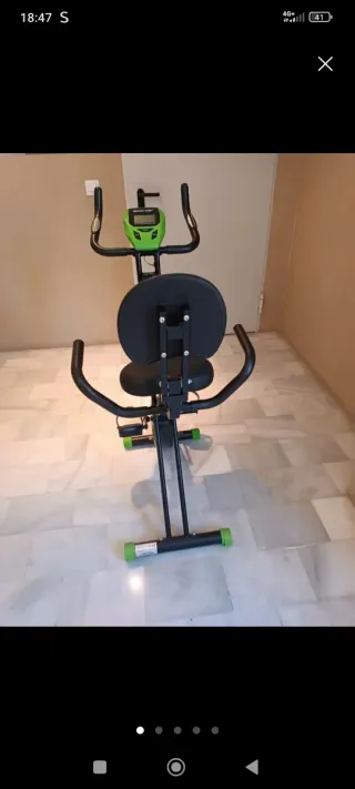 Bicicleta estática Top X-Bike plegable