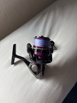 Caña de pescar y carrete