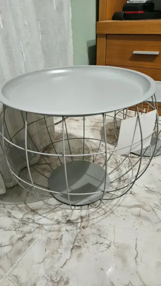 Set 3 Tavoli da Centro Grigi