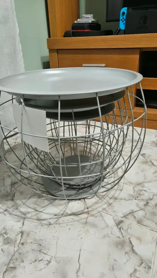 Set 3 Tavoli da Centro Grigi