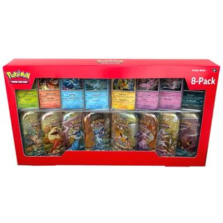 Pack 8 Mini Tins Bubdle Prismatic Evolution Costco
