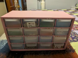 Cajas de abalorios para manualidades