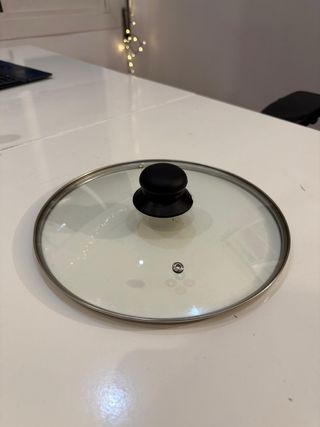 Tapa Olla Grande Vidrio y Metal