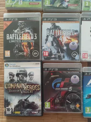 Consegna di giochi PS3: PES, Battlefield, Call of Duty