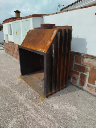 Chimenea hierro 80x60x50 para revestir