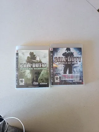 Call of Duty 4 e World at War per PS3