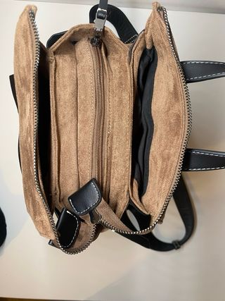 Bolso Mochila Paco Martinez Marrón y Negro