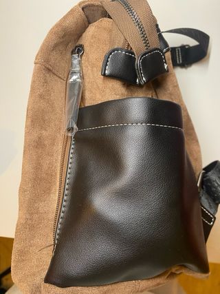 Bolso Mochila Paco Martinez Marrón y Negro