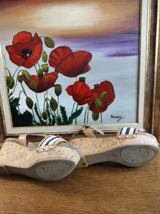 Sandalias cuña corcho Tommy Hilfiger