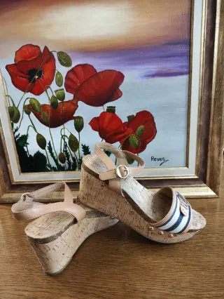 Sandalias cuña corcho Tommy Hilfiger