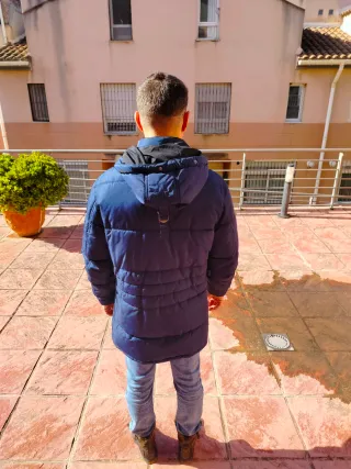 Chaquetón 3/4 Zara Azul