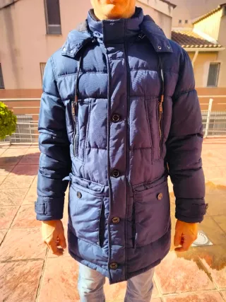 Chaquetón 3/4 Zara Azul