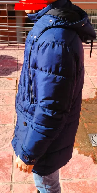 Chaquetón 3/4 Zara Azul