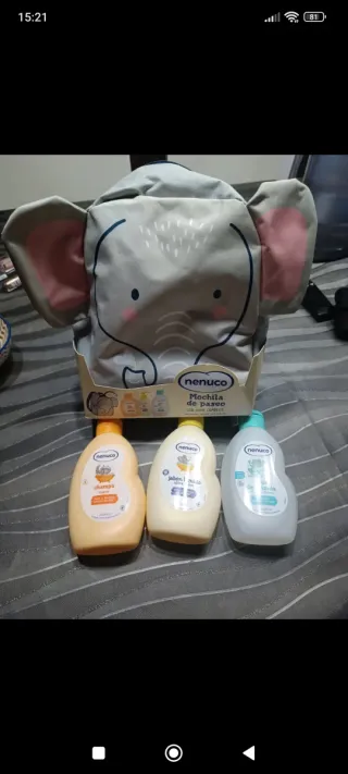 Mochila Nenuco Elefante + Colonia