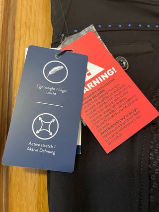 Pantalón Equitheme Negro Talla 36 Nuevo