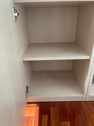 Mueble cajones y armario madera