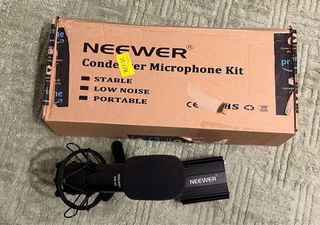 Micrófono Neewer NW800 Negro y Dorado