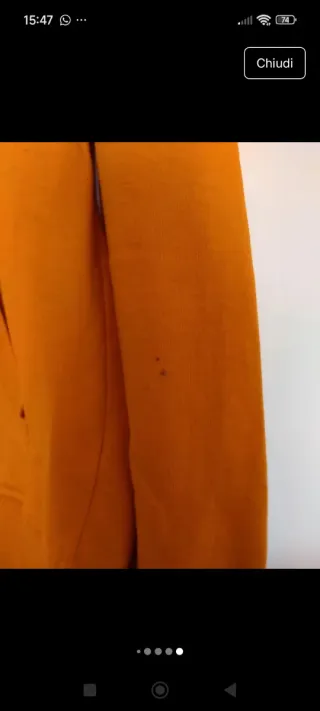 Felpa con cappuccio arancione