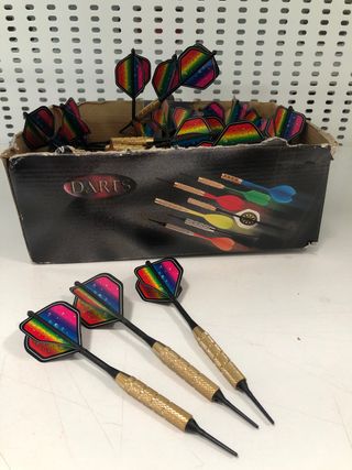 Lote 69 dardos arcoíris
