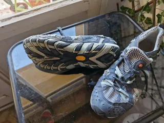 Zapatillas Merrell senderismo mujer gris/verde