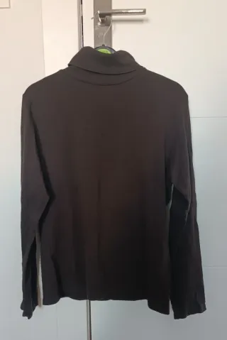 2 Jerséis Cuello Alto Gris y Marrón