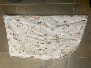 Manta infantil mapa del mundo