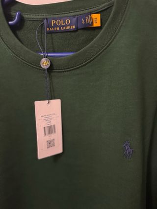Polo Ralph Lauren Sudadera Verde Hombre Talla L