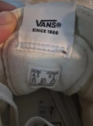 Vans Altas Turquesa Talla 36