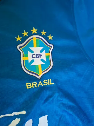 Camiseta Nike Brasil Stussy Azul