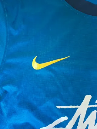 Camiseta Nike Brasil Stussy Azul