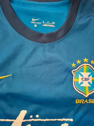 Camiseta Nike Brasil Stussy Azul