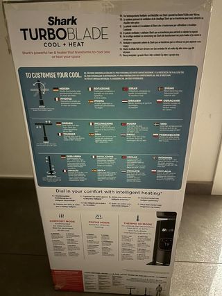 Ventilatore e Riscaldatore Shark Turboblade
