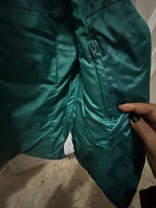 Piumino donna PHARD verde con pelliccia