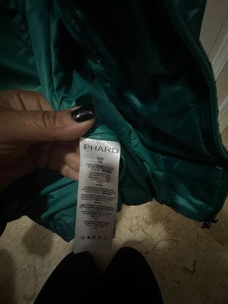 Piumino donna PHARD verde con pelliccia