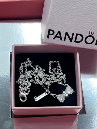 Conjunto Pandora de lazo Plateado