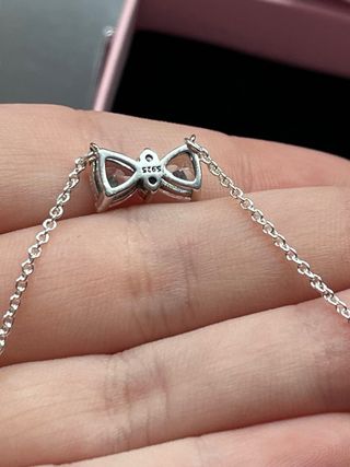 Conjunto Pandora de lazo Plateado