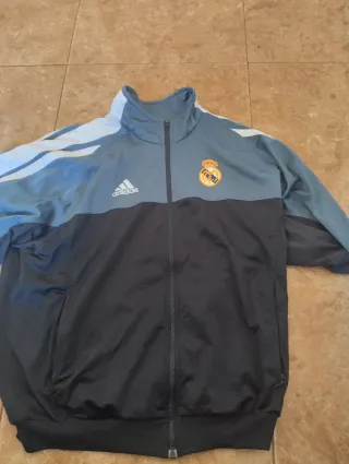 Chándal Adidas Real Madrid Negro/Gris