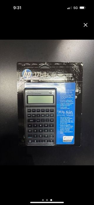 Calculadora Financiera HP 17bII+