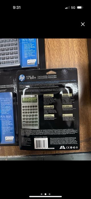 Calculadora Financiera HP 17bII+