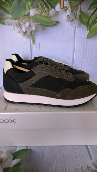 ♨️ Scarpe Geox Taglia 41 Nero/Verde