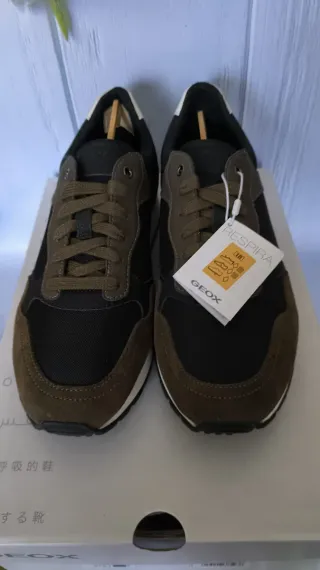 ♨️ Scarpe Geox Taglia 41 Nero/Verde