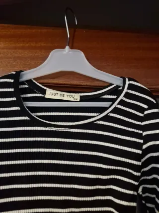 Camiseta de rayas manga larga