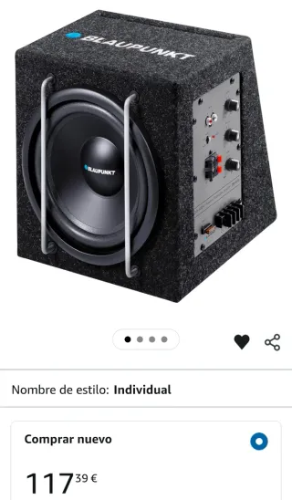 Subwoofer Amplificado Blaupunkt Coche