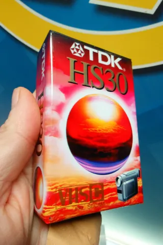 Cinta VHS TDK HS30 Nueva