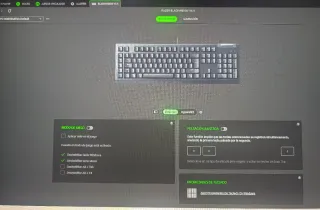 Teclado Razer BlackWidow V4 X Negro/Azul