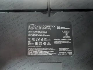 Teclado Razer BlackWidow V4 X Negro/Azul